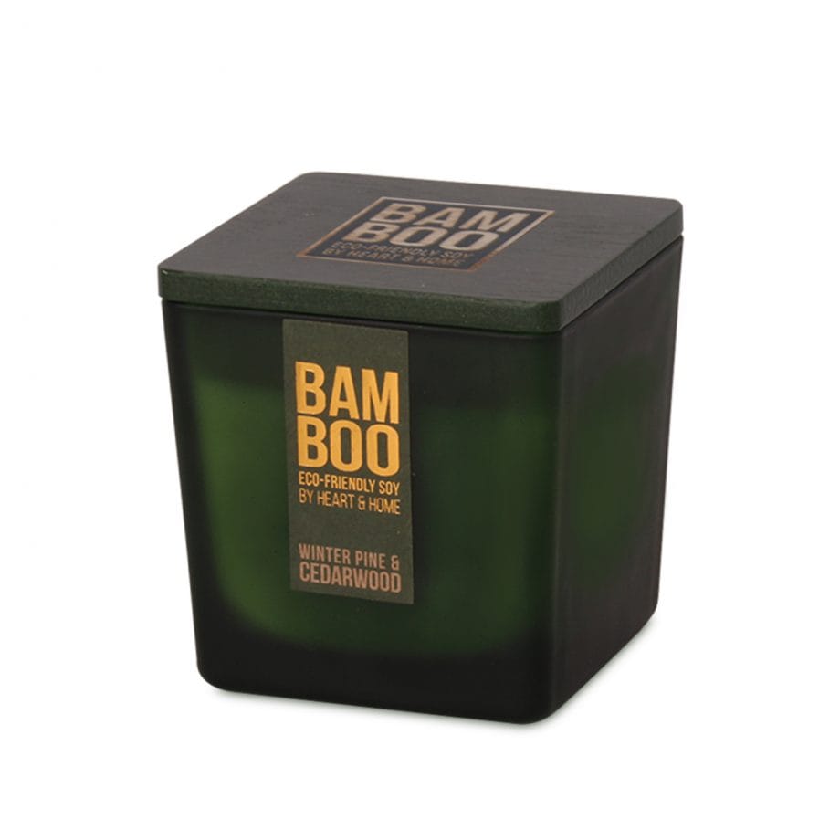 Winter Pine & Cedarwood - Bamboo Large Jar Candle