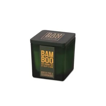 Winter Pine & Cedarwood - Bamboo Small Jar Candle