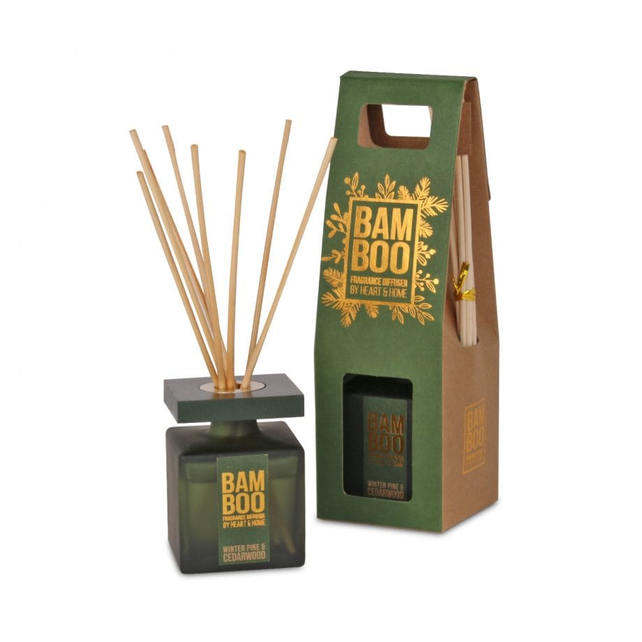 Winter Pine & Cedarwood - Bamboo Fragrance Diffuser