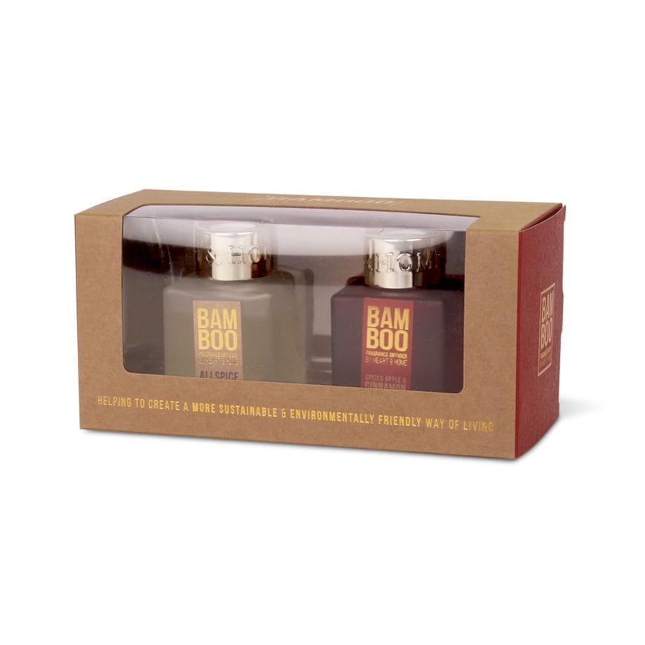 2 x Mini Diffuser - Bamboo Gift Set