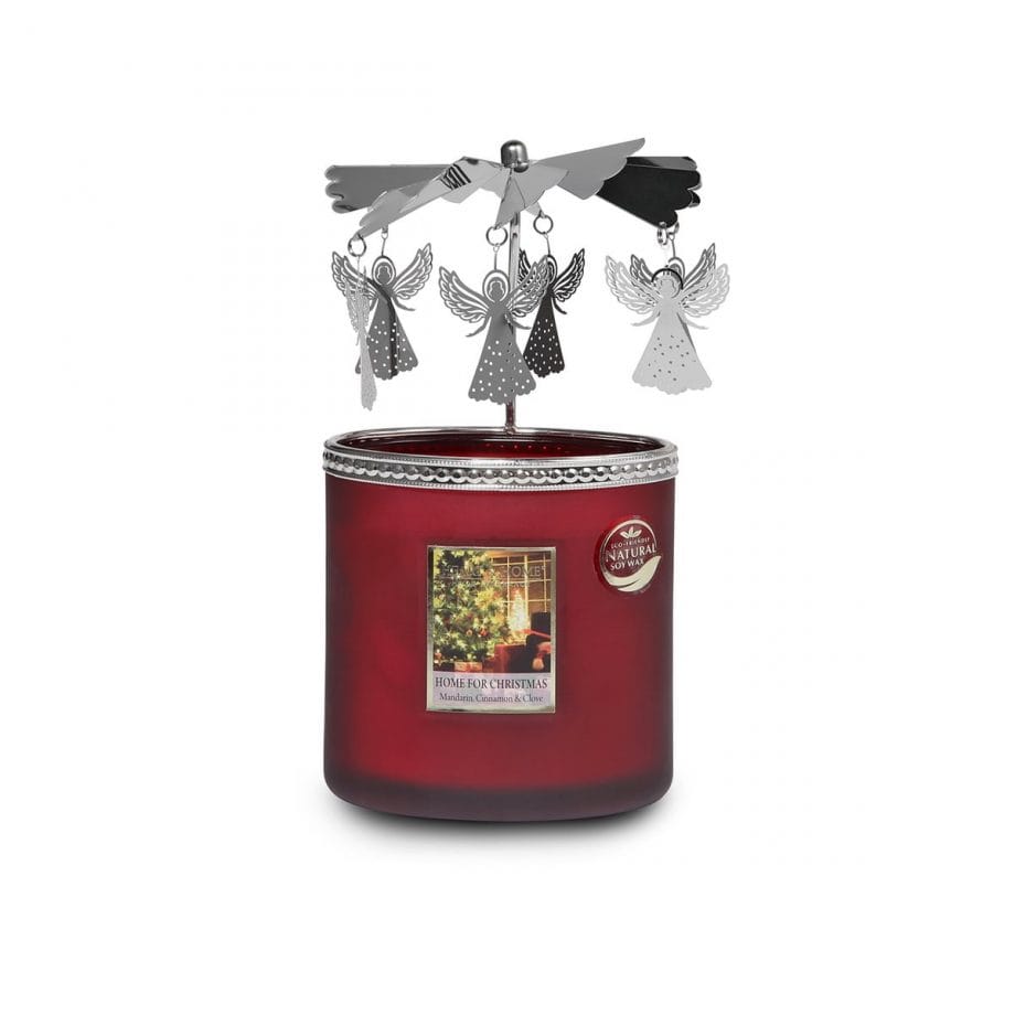 Twin Wick Candle & Carousel - Gift Set