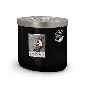 Black Vanilla - 2 Wick Ellipse Candle