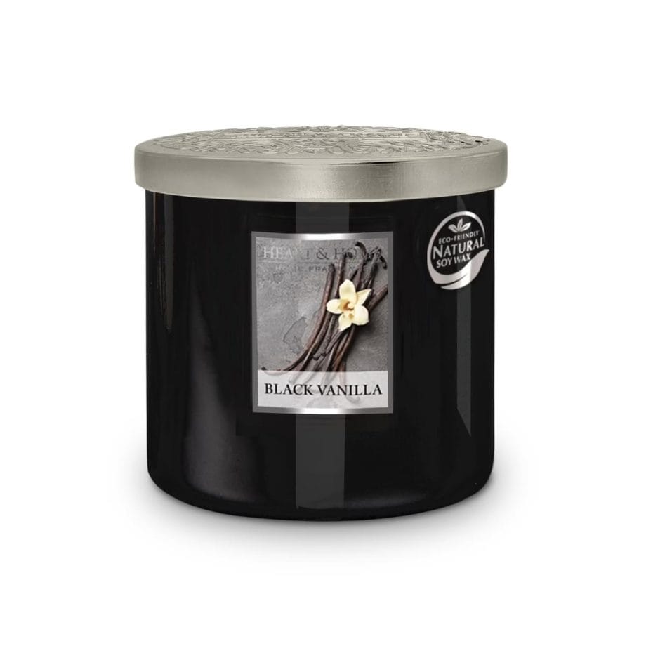 Black Vanilla - 2 Wick Ellipse Candle