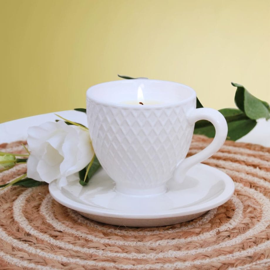 Tea Cup Candle