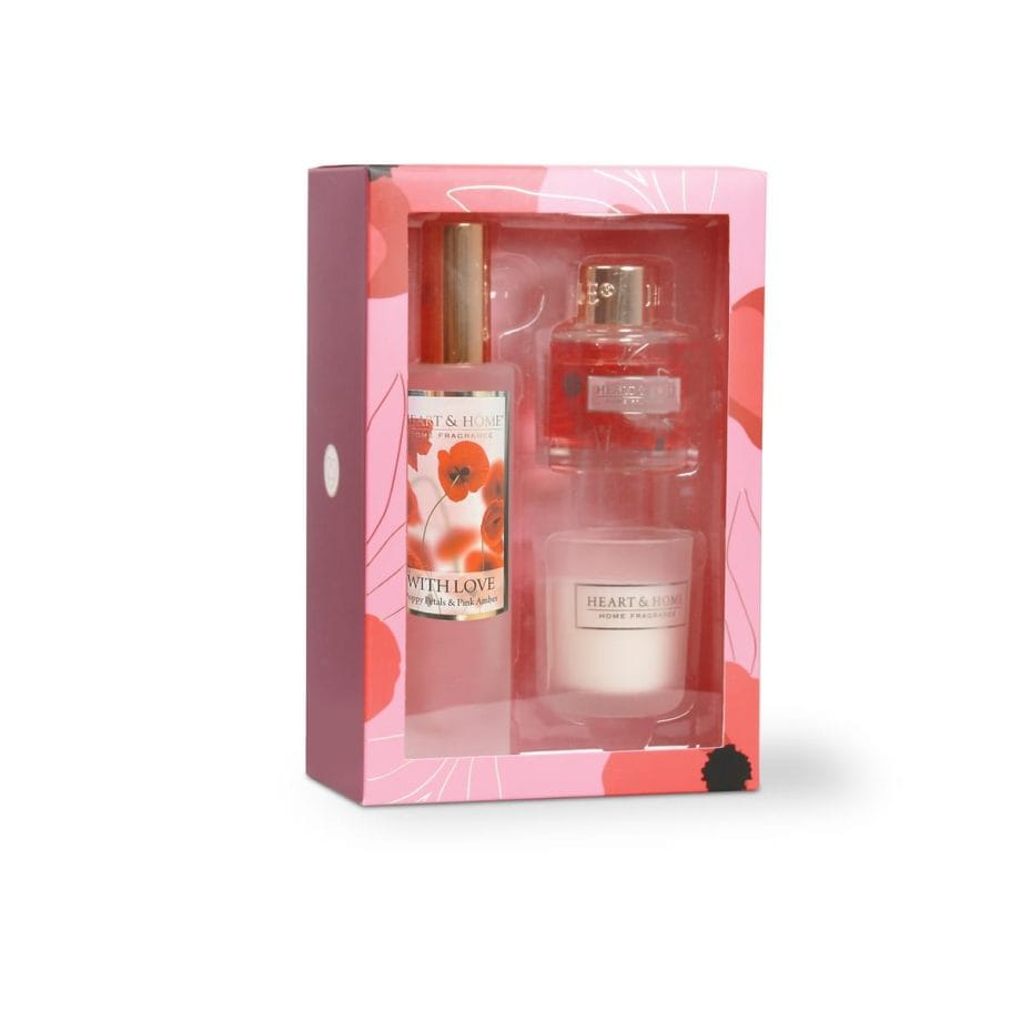 Room Spray, Diffuser & Mini Candle - Gift Set