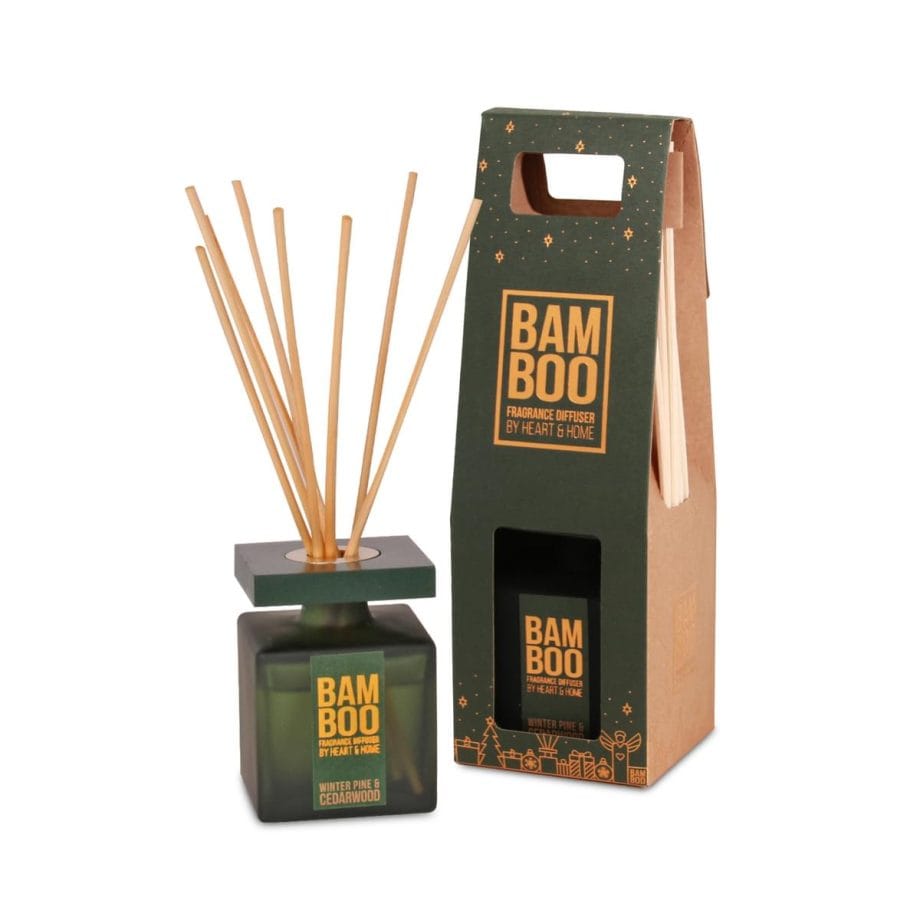 Winter Pine & Cedarwood - Bamboo Fragrance Diffuser