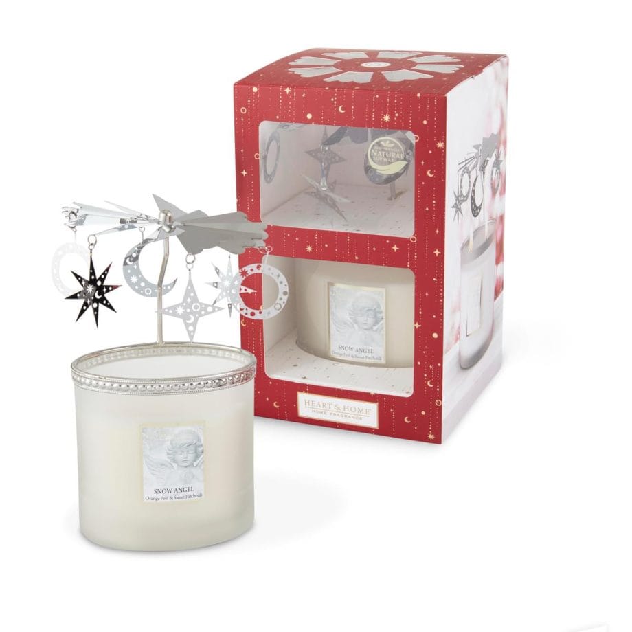 Twin Wick Candle & Carousel - Gift Set