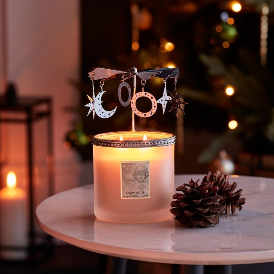 Twin Wick Candle & Carousel - Gift Set