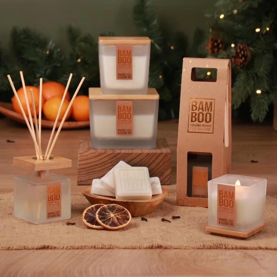Orange Zest & Clove Oil - Bamboo Wax Melt