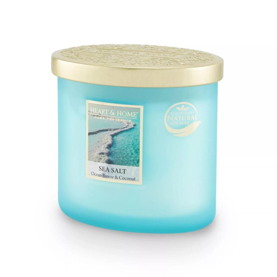 Sea Salt - 2 Wick Ellipse Candle