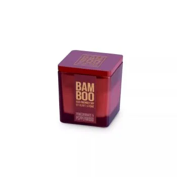 Pomegranate & Pepperwood - Bamboo Small Jar Candle