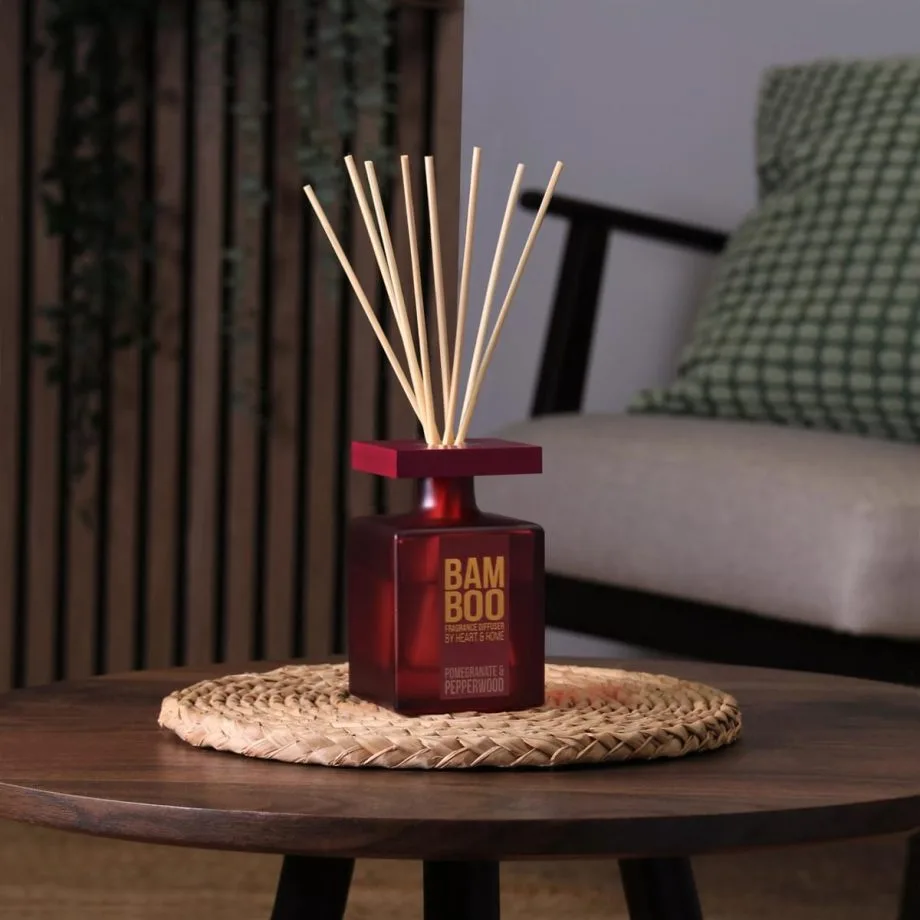 Pomegranate & Pepperwood - Bamboo Fragrance Diffuser