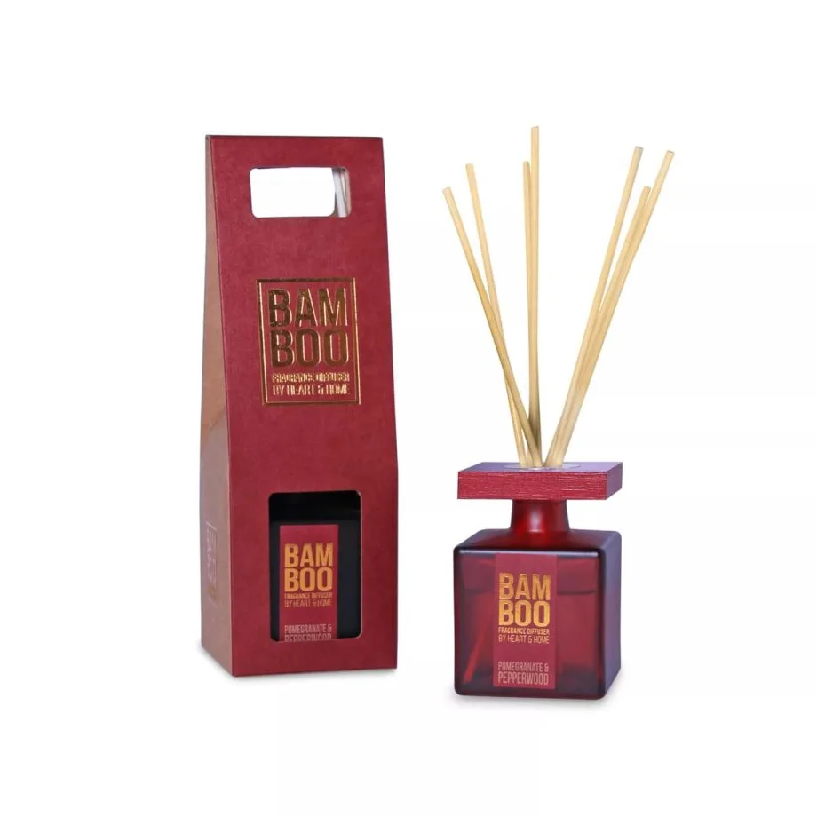 Pomegranate & Pepperwood - Bamboo Fragrance Diffuser
