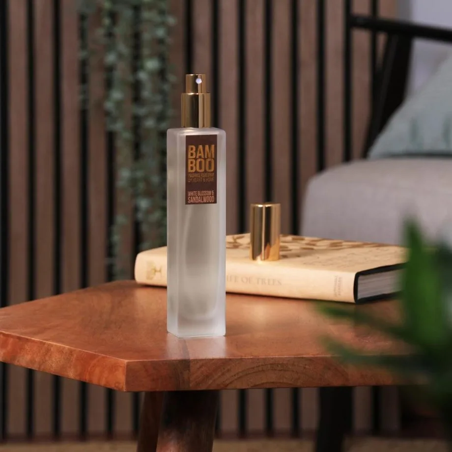 White Blossom & Sandalwood - Bamboo Fragrance Spray