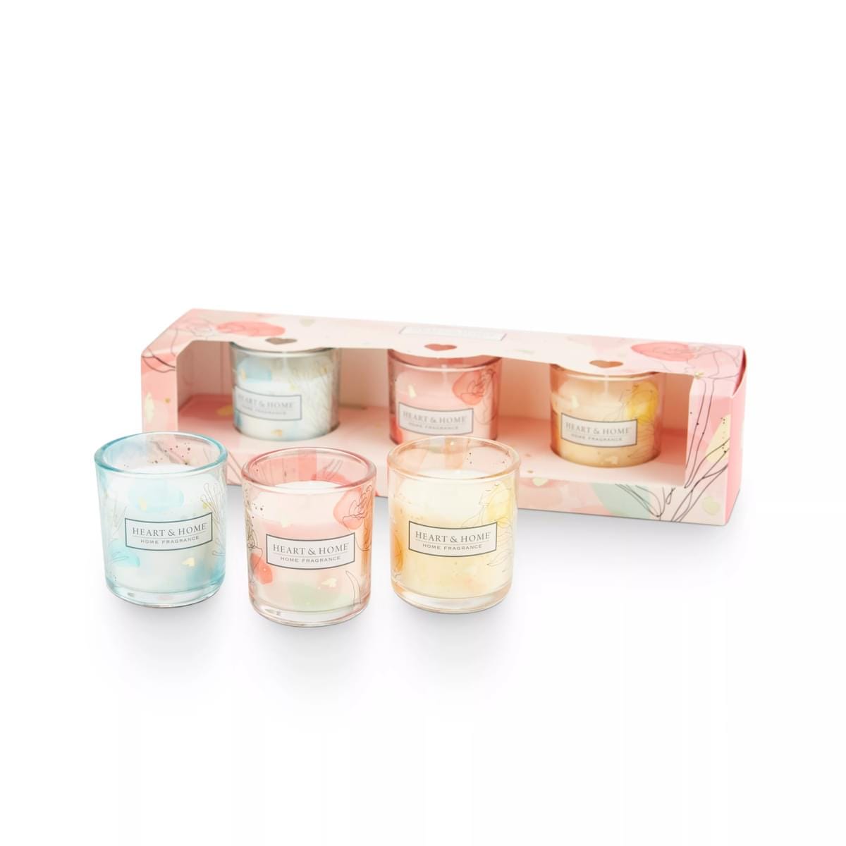 Mini Candle - Gift Set - Heart & Home