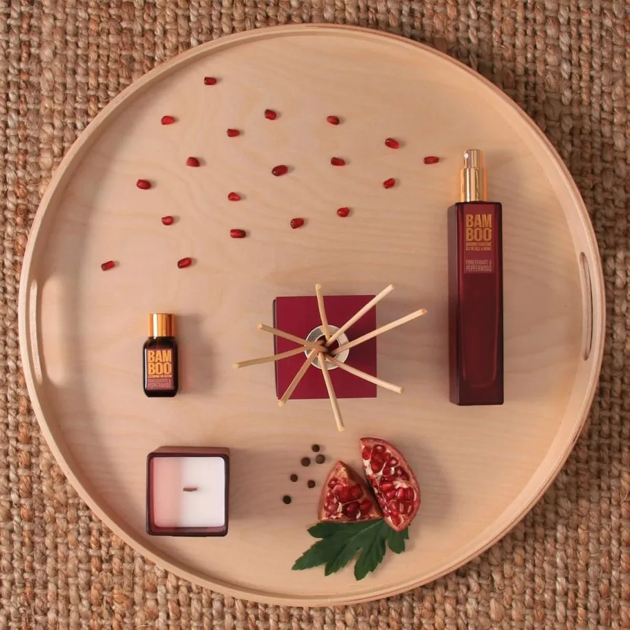 Pomegranate & Pepperwood - Bamboo Fragrance Diffuser