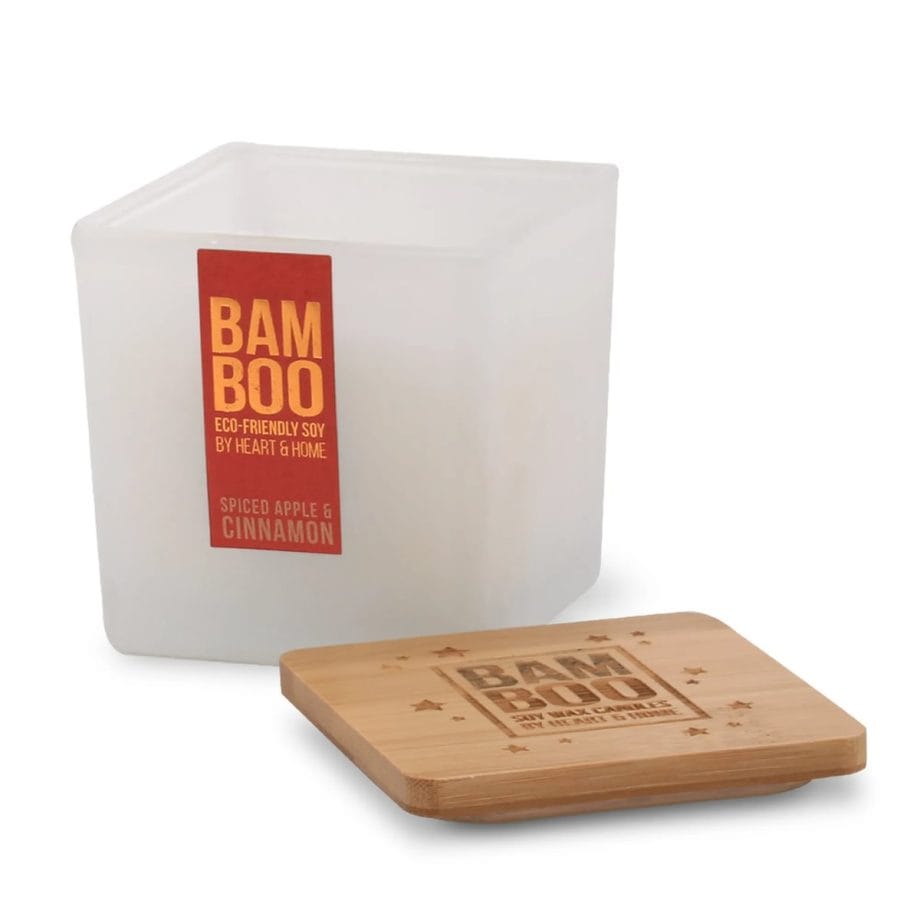 Spiced Apple & Cinnamon - Bamboo Large Candle