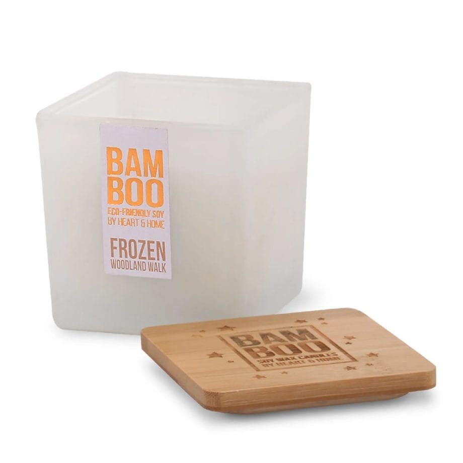 Frozen Woodland Walk - Bamboo Large Candle