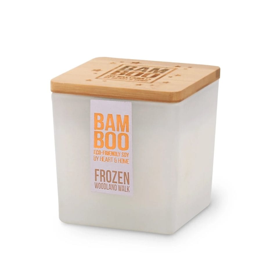 Frozen Woodland Walk - Bamboo Large Candle