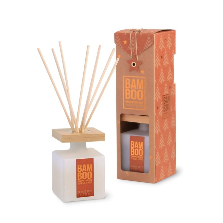 Orange Zest & Clove Oil - Bamboo Fragrance Diffuser