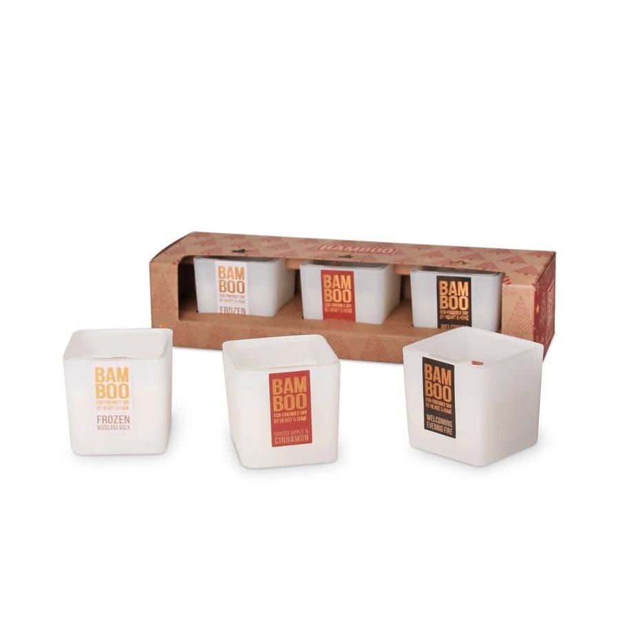 Bamboo Mini Candle  - Bamboo Mini Candle Gift Set