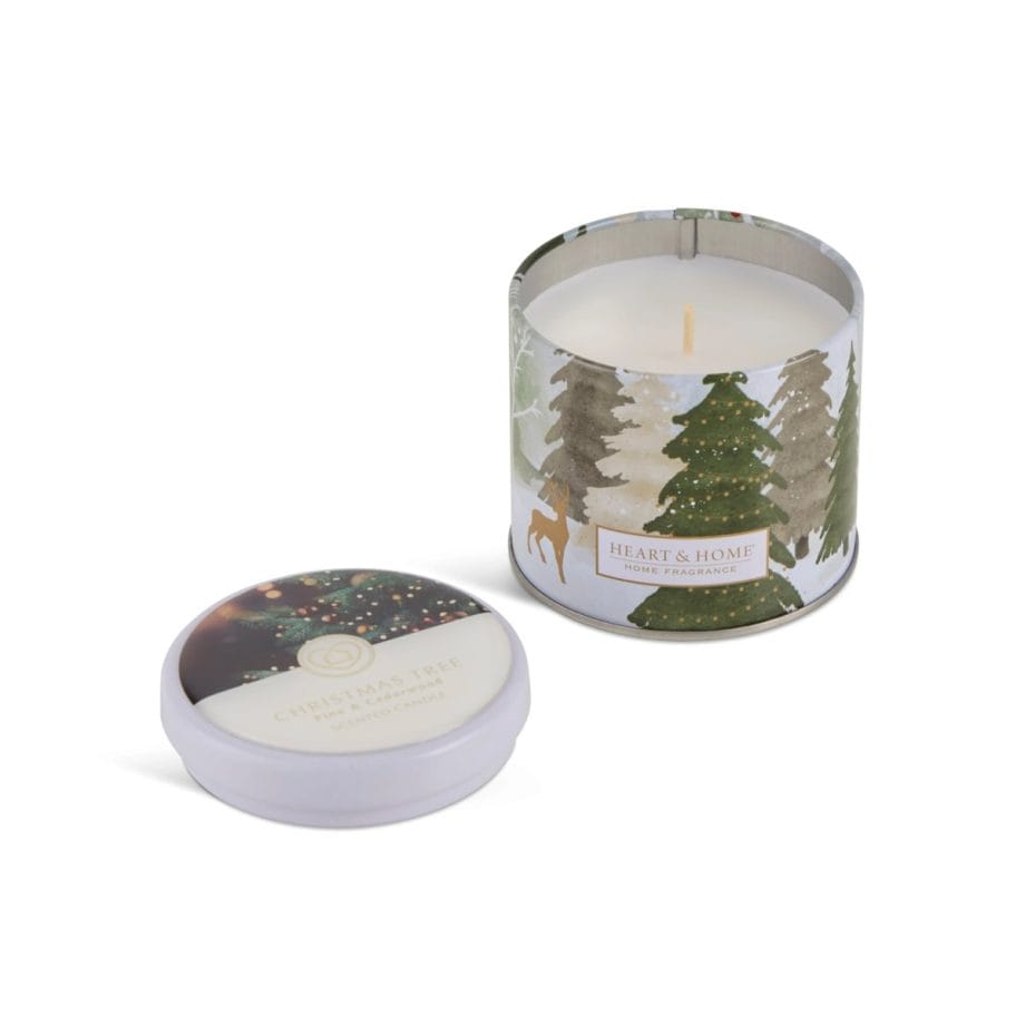 Christmas Tree - Tin Candle