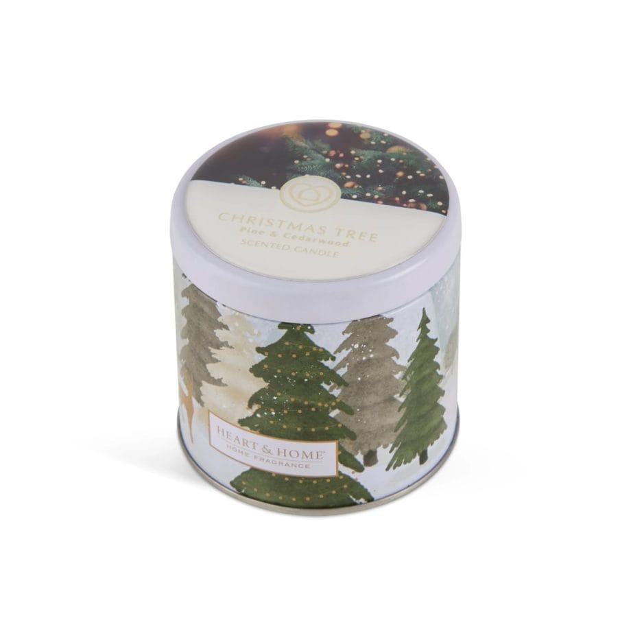 Christmas Tree - Tin Candle