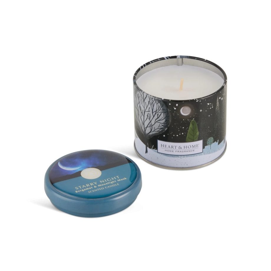 Starry Night - Tin Candle