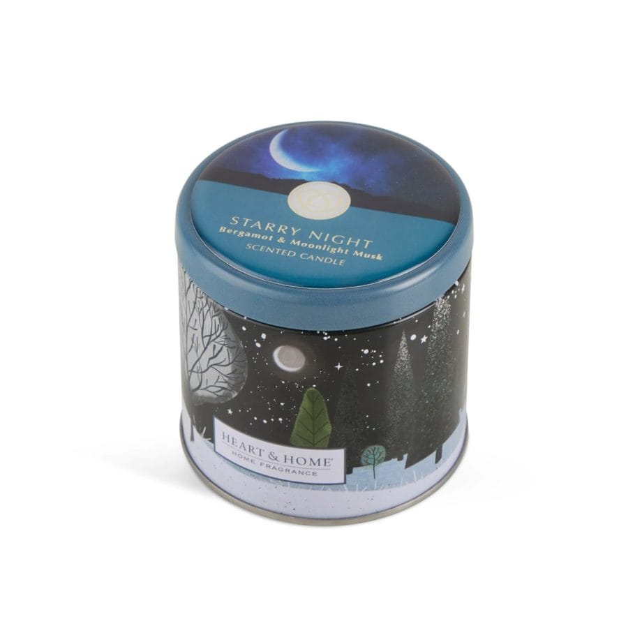 Starry Night - Tin Candle