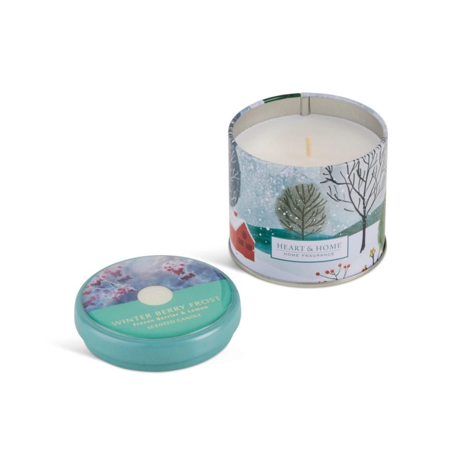 Winter Berry Frost - Tin Candle