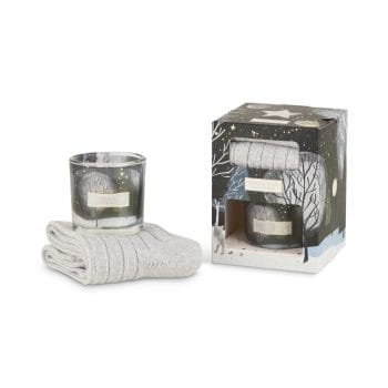 Candle & Socks - Gift Set