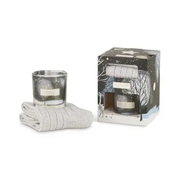 Candle & Socks - Gift Set