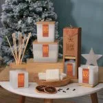 Orange Zest & Clove Oil - Bamboo Large Candle
