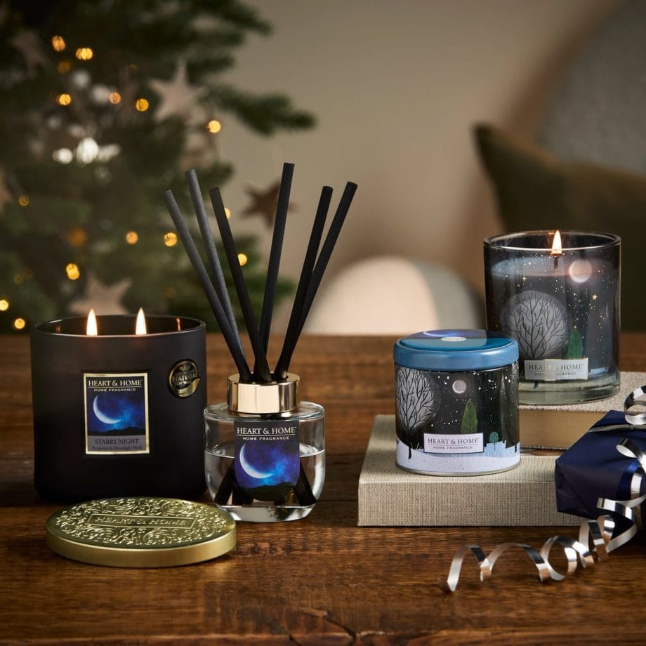 Starry Night - Tin Candle