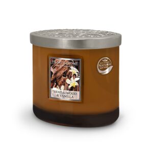 Sandalwood & Vanilla 2 Wick Ellipse Candle