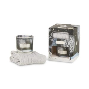 Candle & Socks - Gift Set