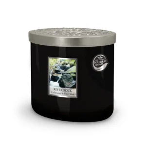 River Rock - 2 Wick Ellipse Candle