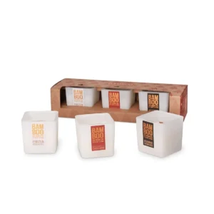 Bamboo Mini Candle  - Bamboo Mini Candle Gift Set