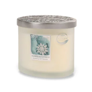 Snowflake Sparkle - 2 Wick Ellipse Candle