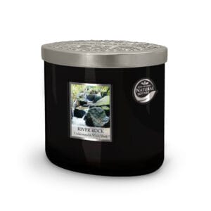 River Rock - 2 Wick Ellipse Candle